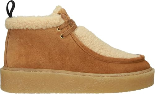 Blackstone Sneaker (Mid) Women - Model ENJAR SAALA, Cuoio, 7 UK
