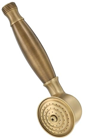 Kupfer und Messing Handbrausekopf Vintage, Gold, für Bad