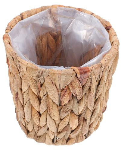 BESPORTBLE Panier à Plantes D'intérieur en Jonc de Mer Pot de Fleurs Décoratif en Paille Tressée Fait Main avec Entretien Facile, pour Décorer ou Salon Chambre