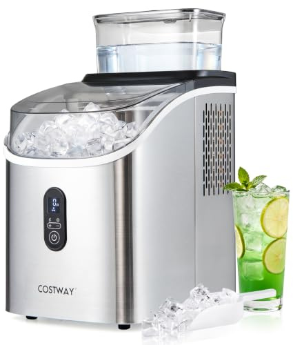 COSTWAY 1,5L Eiswürfelmaschine, Ice Maker 15kg in 24H