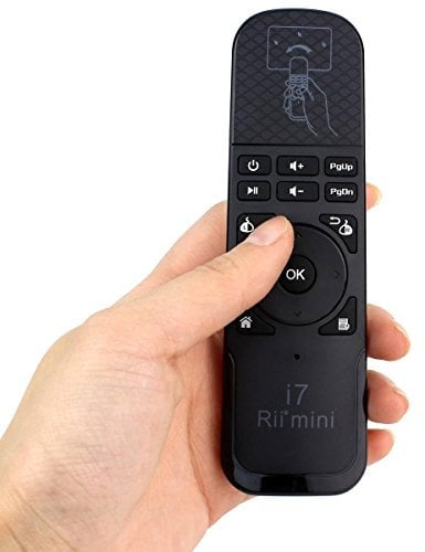Rii Mini i7 Wireless - Fernbedienung mit Gyro-Maus für Smart TV, Spielkonsolen (Xbox 360 - Xbox ONE), PC (Windows - Mac - Linux), Mini PC und Tablet Android