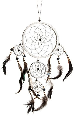 60cm x 16cm Dreamcatcher Traumfänger Kinder Spiegel Weiß Traum