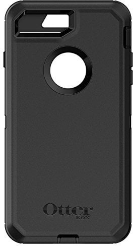 OtterBox DEFENDER SERIES Case for iPhone 8+/7+ - SINGLE PACK - BLACK