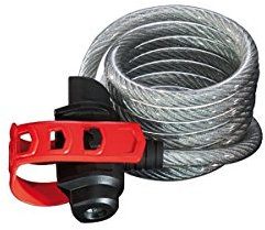 Trelock Herren Spiralkabelschloss FIXXGO, 180 cm