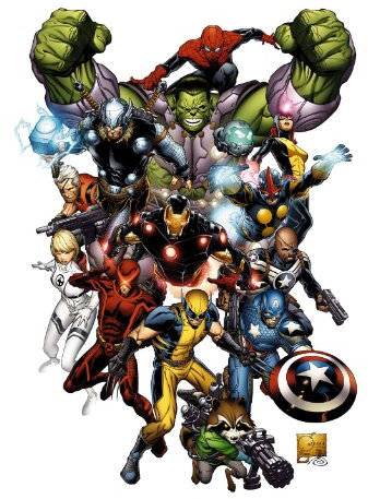 Marvel Now ReEvolution Poster von Quesada, 61 x 91 cm