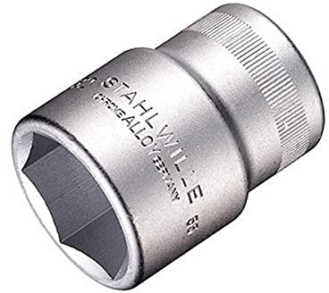 Bahco 8900SM-42 Standard Length Socket, Silver, 3/4-Inch Hex 42 mm
