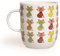 Excelsa Tazze Animals Tazza Mug Volpe 400 ml, Porcellana, Bianco/Multicolore, 1 unità (Confezione da 1)