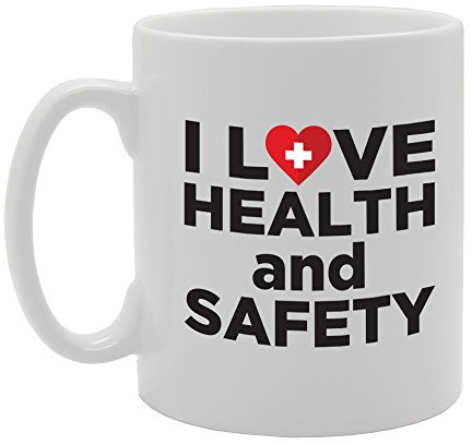 Coralgraph Inc MG3067 I Love Health and Safety Novelty Gift Printed Tea Coffee Ceramic Mug