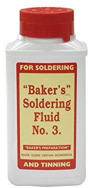 Bakers Soldering Fluid 250ml Un1760 Tnt Only