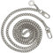 Jalouza Extrakordel für Handykette, Lanyard, Schlüsselband - Kette, PPM-Kordel - Made in Berlin, Maße 165cm x 0,6cm (Kette Athena in Silber)