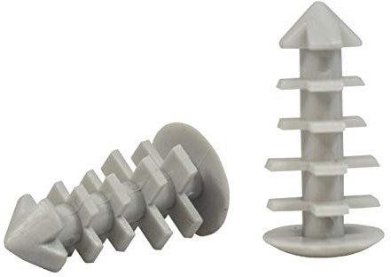 Universal DPC Injection Plugs - 4 Colours - Terracotta, Buff, Light & Dark Grey 10mm 12mm (250, Light Grey)