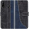 Mulbess Cover per Huawei P30 Lite / P30 Lite New Edition, Custodia a Libro, Magnetica Flip con Chiusura, Interno TPU Antiurto Portafoglio,Sintetica, Elegante Nero