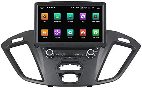 LINGJIE Autoradio-Stereo GPS-Navigation für Ford Transit Custom 2014 2015 2016 2017 Doppel-DIN-NAV IPS-Schirm-Multimedia-Player Audio Video Spiegel Link-RDS,4+64g