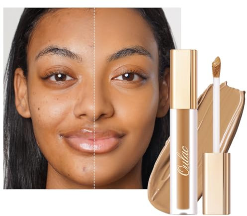 Oulac Concealer für Gesicht und Augenringe, langanhaltender Abdeckstift Gesicht Kosmetik, Concealer Augenringe With mit Hyaluronic Acid, Farbcode: C07 Olive Concealer 3.8ml