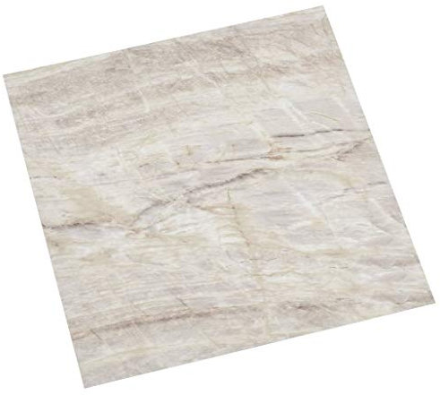 vidaXL PVC-Fliesen Selbstklebend 55 Stk. 5,11 m² Beige