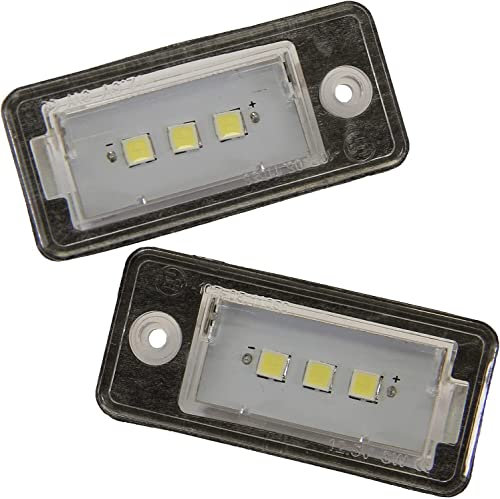 MR-Style Led Kennzeichenbeleuchtung passend für Audi A6 S6 C6 4F Limousine Avant