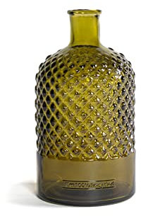 Home Vase Diamant en Verre recyclé Couleur Vert foncé cm 22, mobilier, Design, Maison, Maison