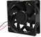 Bewinner 120 Mm DC 24 V 0,4 A Ventilateur de Refroidissement à Haut Débit d'air Ventilateur de Refroidissement sans Balais à 2 Fils, 3200 TR/Min 120 X 120 X 38 Mm DC Ventilateur