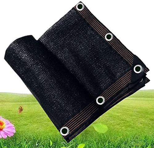Schattennetz 2×3m 3×4m 3×5m 4×5m 3×6m 4×4m 4×6m 3×3m 4×8m Sonnensegel Schwarz Schattierungsnetz,Schattentuch Für Pflanzen,Sonnenschutznetz Mit Ösen,Beschattungsnetz Plane,Black-5x5m(16.4*16.4ft)