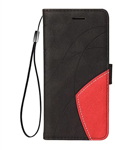 SEAHAI Cover per OnePlus Nord 3 5G, Ultra Sottile Custodia Premium PU Pelle Portafoglio Kickstand Slot per Schede Antiurto Flip Cover Libro - Nero