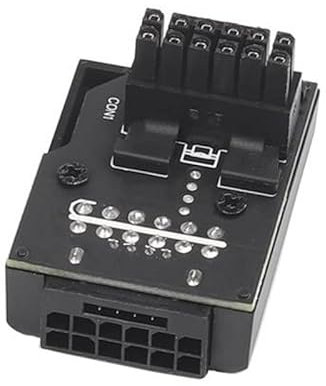 CY Adapter 12VHPWR ATX3.0 PCI-E5.0 Power Modular Stecker auf Buchse Adapter nach oben abgewinkelt 90 Grad Verlängerung für 3080 3090TI PSU 16Pin 12+4P Grafikkarte