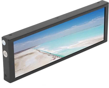 Écran Secondaire du Boîtier PC, écran LCD avec Barre Extensible 16,7 M Couleur d'affichage 5:16 pour 3A + pour Ordinateur (Écran tactile capacitif)