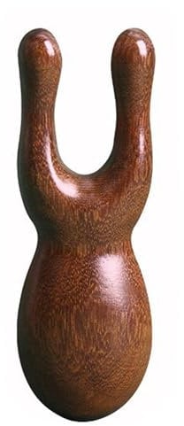 MIUPOO Holz Nase Brücke Augen Gesicht Kopf Massage Gesichtsroller,Massagestäbchen，Gesicht Augen Massagewerkzeug,1 Stück