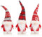 com-four® 3X Premium Weihnachts-Wichtel - Weihnachtsdeko - skandinavische Deko-Trolle - winterliche Zwergen-Figur - Dekoartikel - schwedischer Gnom mit Bart und Strickmütze (3 Stück - nordisch)