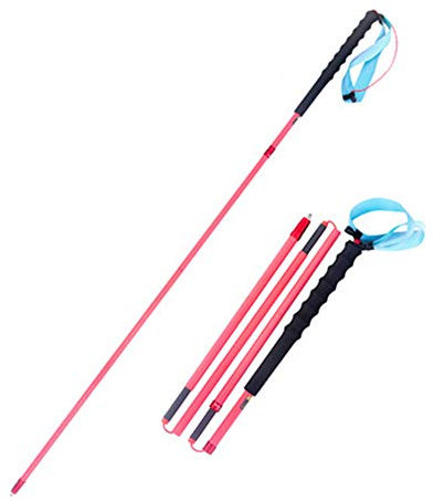 2er-Pack ultraleichte, zusammenklappbare Trekkingstöcke – Kohlefaser mit Anti-Schock, leicht, robust für Wandern, Camping, Bergsteigen, Rucksackreisen, Spazierengehen, T