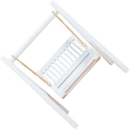 UPKOCH Dollhouse Swing for Boys and Girls Miniature Swing 1:12 Scale for Mini Dollhouse