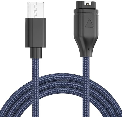 VANCLE Ladekabel für Garmin Venu Sq/Sq Music/Venu Sq 2/ Sq 2 Music/Venu 2 Plus/Venu 3/ Venu 3S/ Venu 2/2S Ladegerät, 100cm USB C Nylon Schnelles Ladekabel Tragbares Uhr Ladegeräte