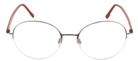 Rodenstock ROUNDED Metall Brillen in Copper, Coral für Unisex, Brille mit Sehstärke, optional mit Sonnenbrillen tönung oder Blaulichtfilter (Modell R7145)