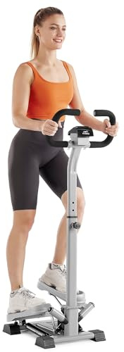 FLYBIRD Exercise Stair Stepper für Zuhause, professioneller Twist-Stepper mit Widerstandsband, 150-160 kg Tragfähigkeit, Heim-Cardio-Übung für Hüftenextension, Beintraining, Geeignet für Männer/Frauen