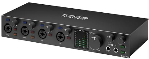 Topping Professional E4x4 Pre, interfaccia audio USB con 4 ingressi e 4 uscite a 24 bit 192kHz
