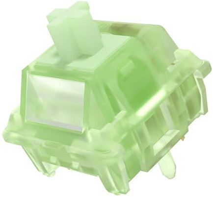 YMKPVR MMD Ink-Green Keyboard Switch for Mechanical Gaming Keyboard, 5-Pin 62gf Tactile Pre-Lubed Switches (35pcs)