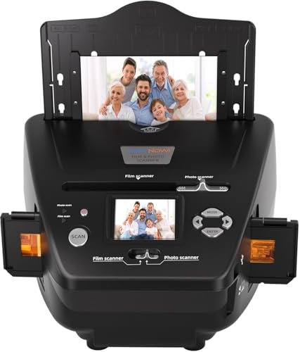 Scanner per diapositive, pellicole e foto, converte foto negative da 35 mm in formato digitale JPEG, scanner per diapositive da 14MP/22MP, scheda di memoria da 4 GB inclusa