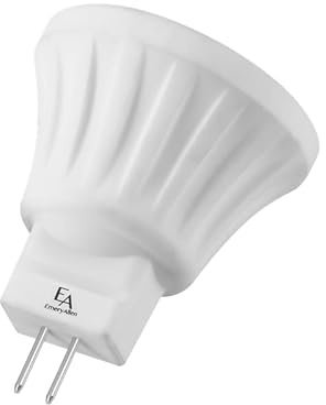 EmeryAllen MR11 Bulb, 1.5 Watt (10W Equivalent) GU4 Base | LED Light Bulb |12V - 25 Lumens |Amber| 1 Pcs
