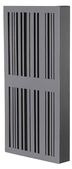 IG Acoustics « DiffuSlat » 311-100 x 50 x 11 cm - Absorbeur acoustique - Panneau hyrbid (gris)