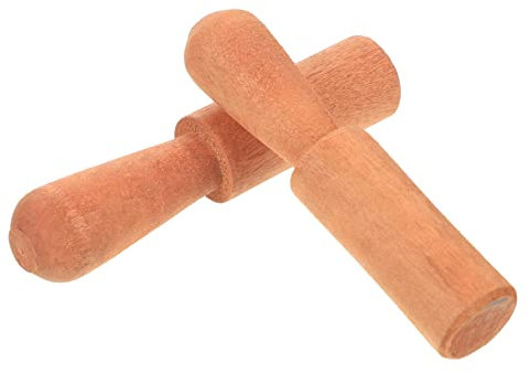 JOINPAYA 2stücke Teiliges Klangschalen Schlägel Aus Rotem Holz Für Tibetische Klangschale Meditationsschlegel Mit Glattem Griff Für Yoga Entspannung