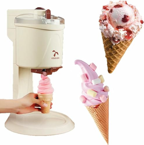 YGHBFRSZ Macchina per Gelato Soft, Cucina Domestica Fai da Te Macchina Automatica per Gelato allo Yogurt alla Frutta, Macchina per Gelato Soft, Sana, Semplice Operazione con Una Sola Pressione
