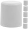 iplusmile 20 Pièces Capot De Protection De La Tête De Lampe Coupelles De Pied De Lampe Luminaires Couvercle Du Support De Pied De Lampe Accessoires Pour Plafonnier Mural Plastique Blanche