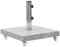 Tomostar Pied de Parasol avec roulettes, Support Socle de Parasol Base de Lestage Granite 30 kg Carré Gris