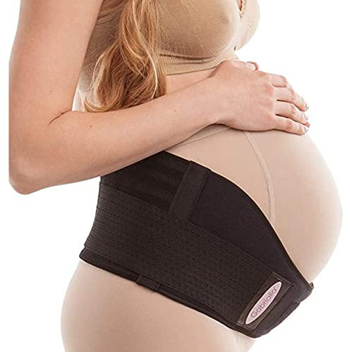 Gabrialla MS-96(i) Ceinture de Maternité Deluxe, support moyen, Bandeau de grossesse confortable, soutien pour le dos, zone abdominale et lombaire pour femme enceinte, matériaux respirant