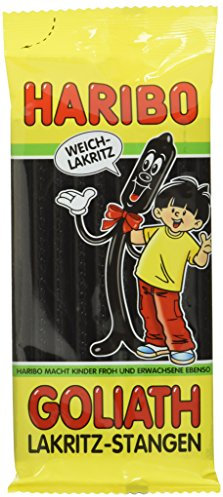 Haribo Goliath Lakritz-Stangen, 30er Pack (30 x 125 g Beutel)