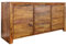 Invicta Interior Massives Design Sideboard Pure Sheesham Holz Stone Finish 135cm Anrichte Kommode Wohnzimmer