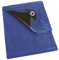 Perel Bâche, bâche imperméable, bache de Protection extérieur, hivernage, très résistante, 20 œillets, Angles renforcés, rectangulaire, Bleu/Noir, 140 g/m², 5 x 5 m