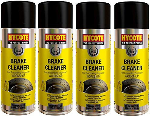 Hycote XUK302 Maintenance Brake Cleaner Spray Paint 400ml X 4