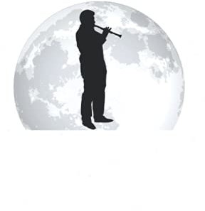 Klarinette Notizbuch: Klarinette Mond Musiker Klarinettist Blasorchester / 6x9 Zoll / 120 gepunktete Seiten Seiten