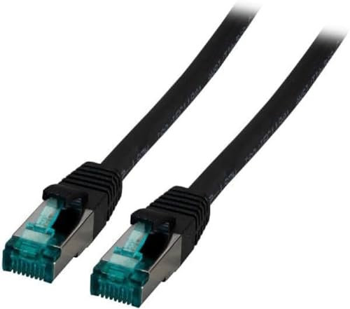 EFB-Elektronik RJ45 Patchkabel Cat.6A S/FTP FRNC - 25 m - schwarz