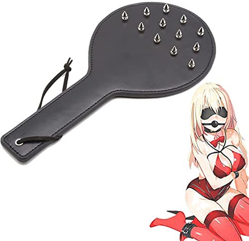 Iron-Story Accessoires de Jouets pour pagaies/fouets Larges en Cuir pour Jeu de Chambre